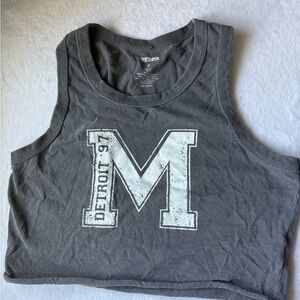 Gray Sleeveless top